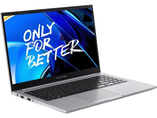 Ноутбук Maibenben M575/M5751SB0LSRE1/Ryzen 5-7430U/8Gb/512Gb/15.6 FHD IPS/Linux серебристый